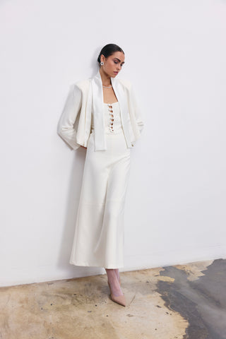 Emma krep saten ceket