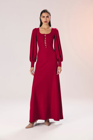 Margot örme uzun elbise