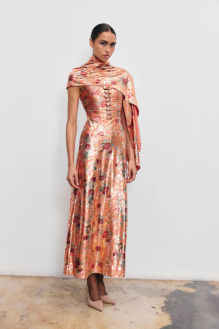 Be happy çiçek desenli elbise