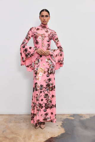 Sienne çan kol elbise