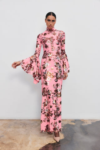 Sienne çan kol elbise