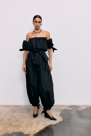 Claudia balon tafta pantolon