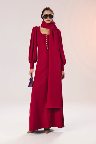 Margot örme uzun elbise