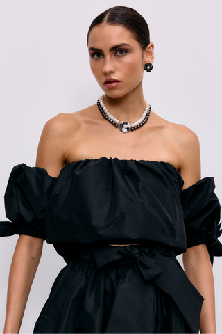 Claudia balon tafta bluz