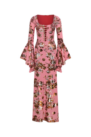 Sienne çan kol elbise