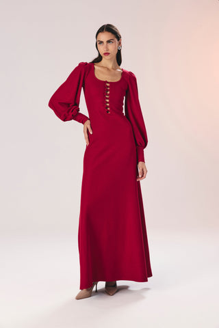 Margot örme uzun elbise