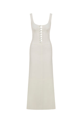 Be happy krep maxi elbise