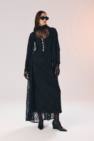 Be happy dantel elbise & abaya takım