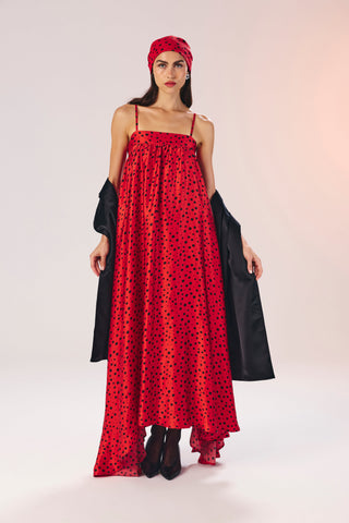 Letizia ipek saten elbise